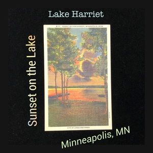 Vintage Lake Harriet Minneapolis Postcard Art